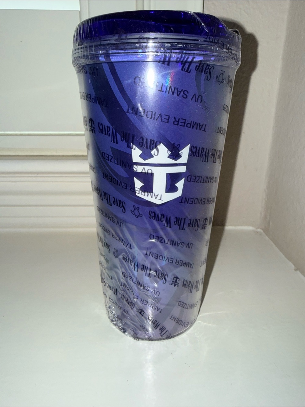New Sealed Royal Caribbean Purple Drink Tumbler